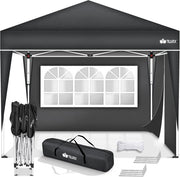 Tenda da giardino e per eventi 3x3 m con protezione UV - Tenda da festa regolabile per giardino e eventi