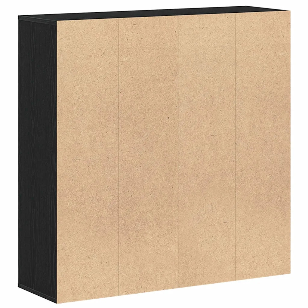 vidaXL Libreria Rovere Nero 98x29x97,5 cm Legno Multistrato