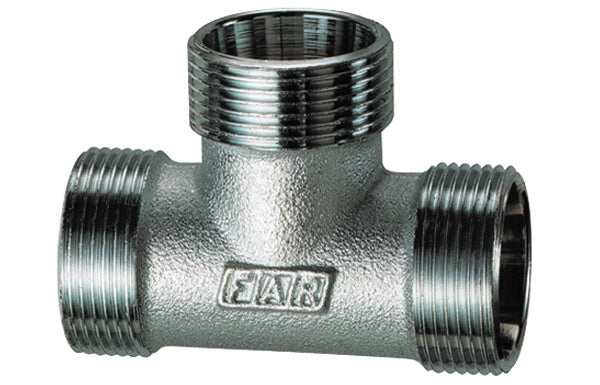 RACCORDO A T  3 MONOCONI CROMATO PER RAME (FAR)- 1/2 (24 x 19)- FAR- pezzi 1