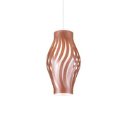 Sospensione Moderna Helios Polilux ® Rame 1 Luce E27 H40Cm