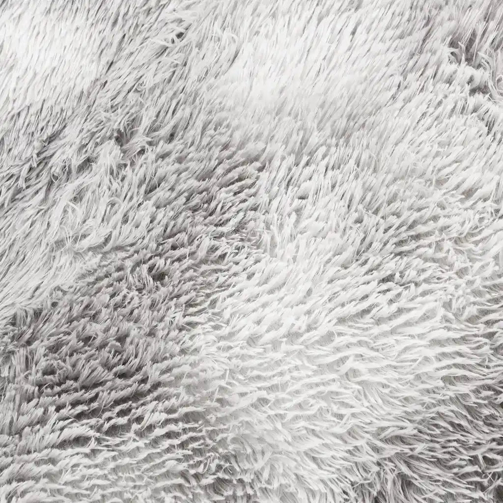 vidaXL Tappeto Shaggy a Pelo Lungo NAVARRA Grigio Argento 200x200cm