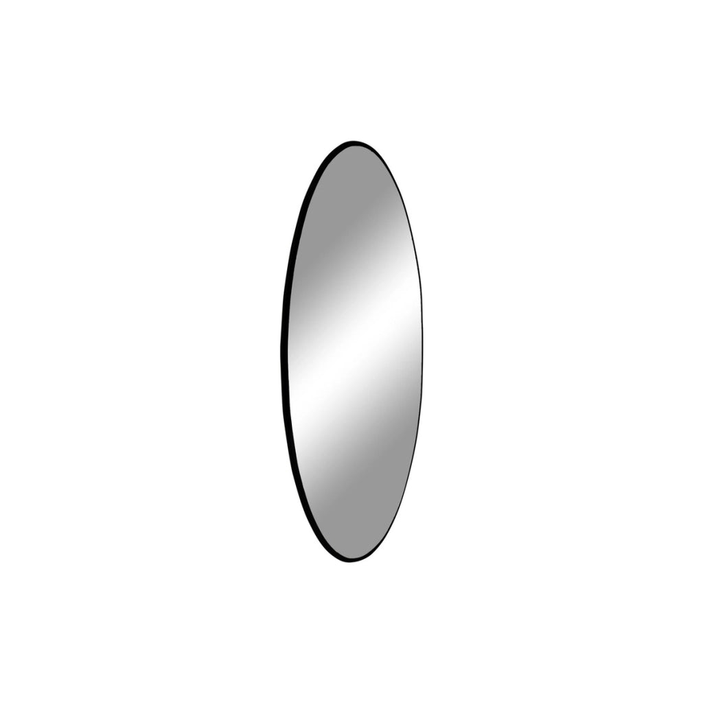 Specchio con Cornice Jersey 1, Argento, Metallo, 40x40x0,5 cm