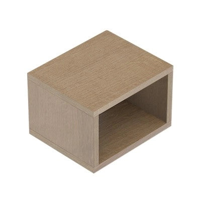 Mensolone bagno 60 cm rovere miele con vano a giorno per lavabo da appoggio Master
