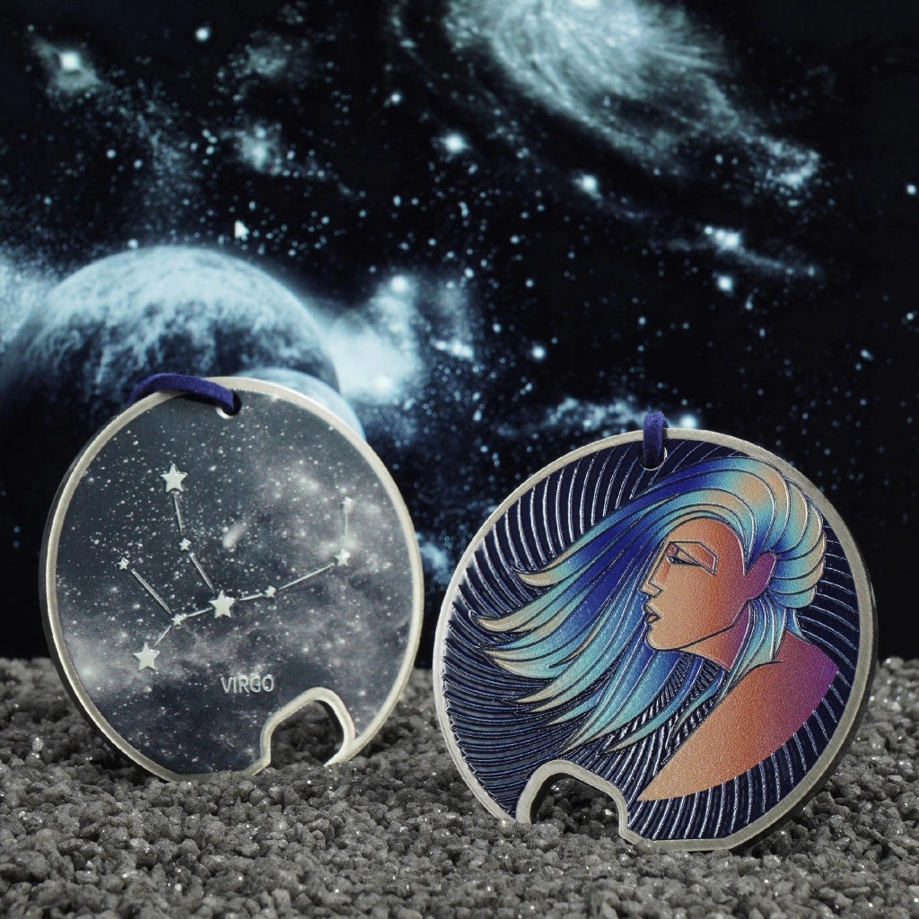 Apribottiglie KADAX in metallo per bottiglie di birra, regalo per il segno zodiacale della Vergine, resistente.