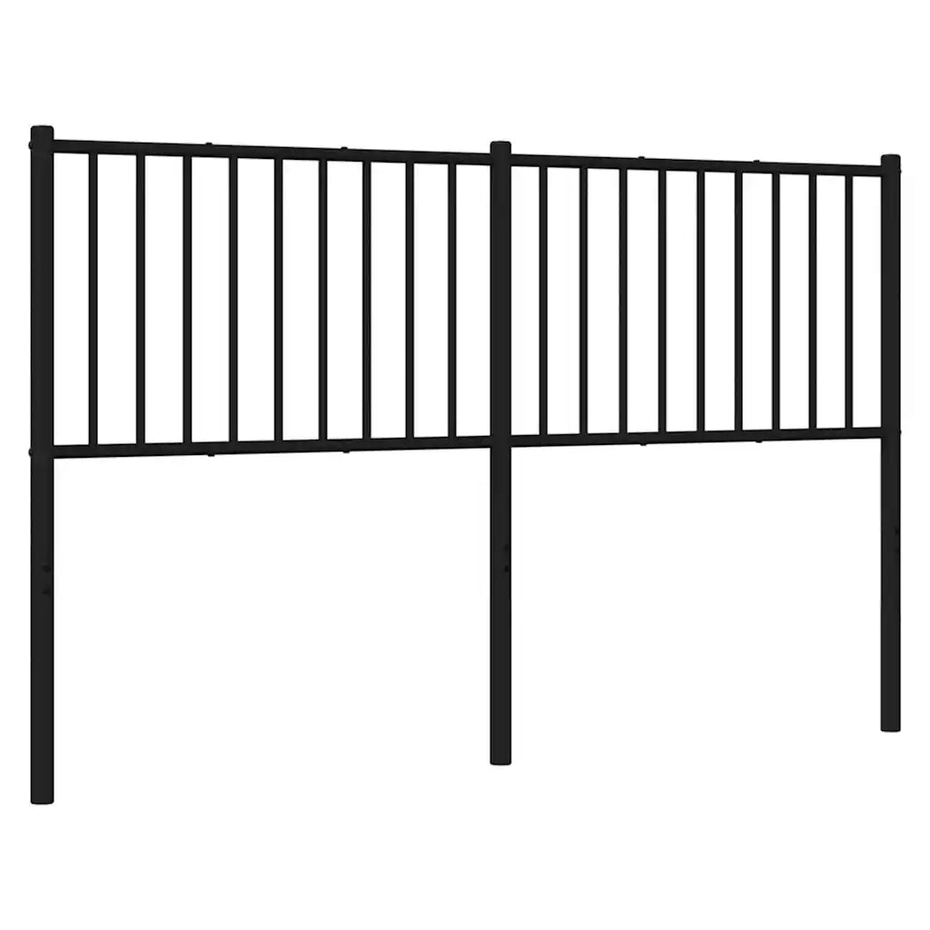 Testiera di Ricambio in Metallo Nero 160 cm 350899