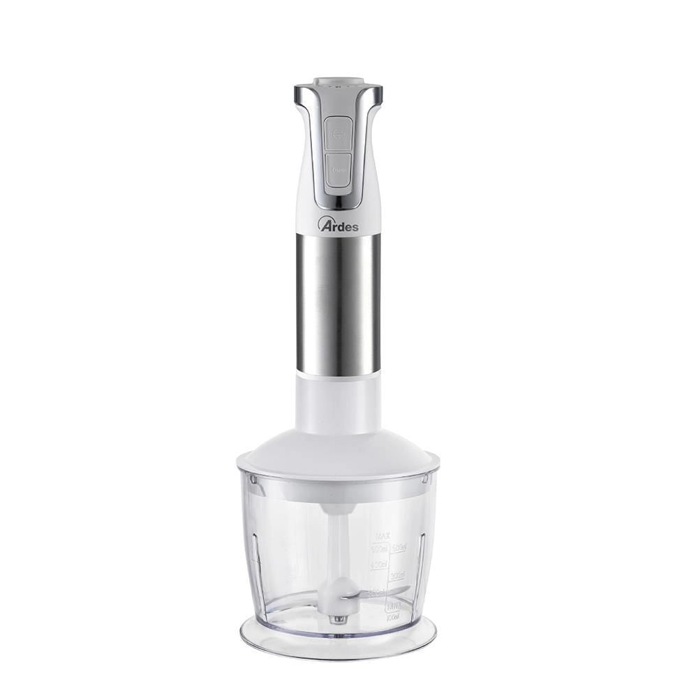 Ardes Trinity 0,7 L Frullatore ad immersione 1000 W Acciaio inossidabile, Bianco