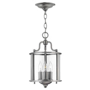 Lampada a sospensione Hinkley Gentry pewter 3 luci Ø20 cm