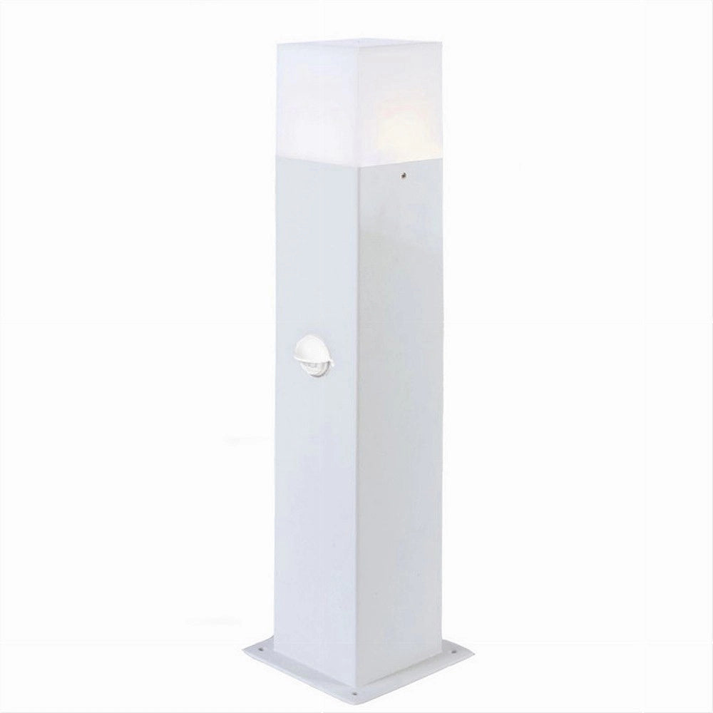 Trade Shop - Lampione Esterno Con Sensore Movimento E27 Lampada Da Terra Lampioncino Ip44 H440 -