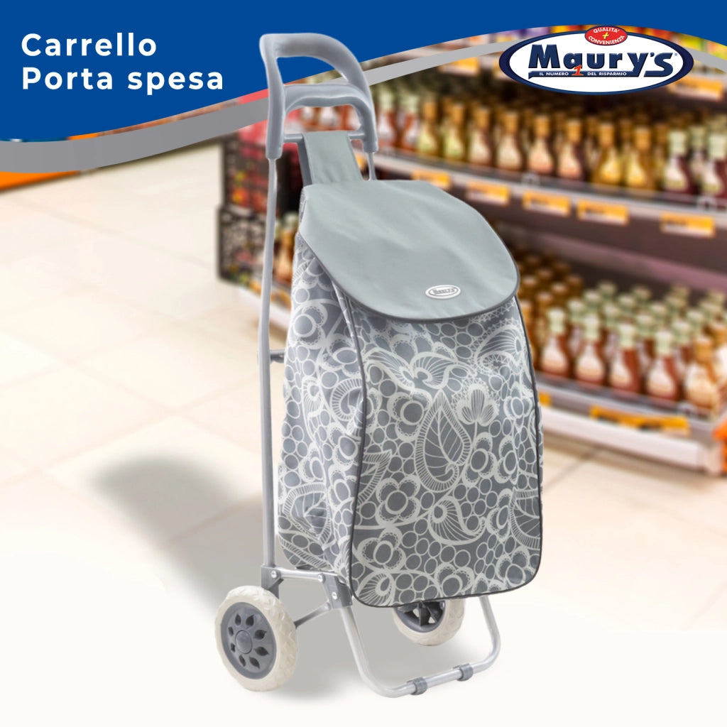 MAURY'S CARRELLO PORTA SPESA LACE  DA 35 LT CAPIENZA FINO A 20 KG