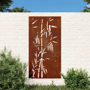Decorazione Muro da Giardino 105x55 cm BambÃ¹ in Acciaio Cortencod mxl 106729