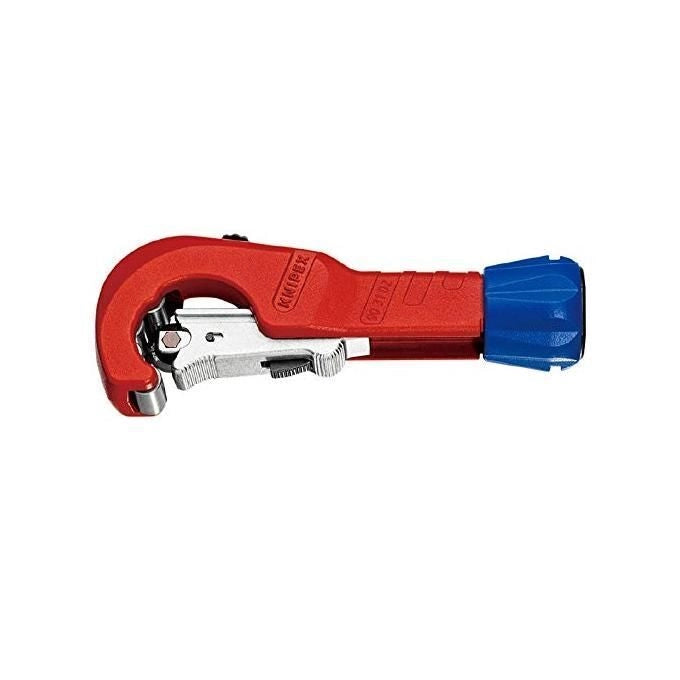 KNIPEX 90 31 02 SBA TubiX Tagliatubi a Rotella per Tubi da 6 a 35 mm con Sistema QuickLock e Sbavatore Integrato colore Nero