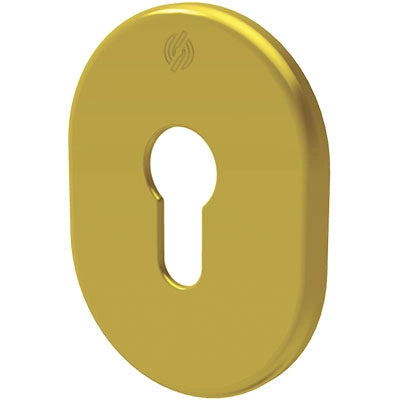 MOSTRINA PORTA BLINDATA 4302 SECUREMME - F.SAGOM OTTONE LUCIDO MM 62X82- 5 pezzi