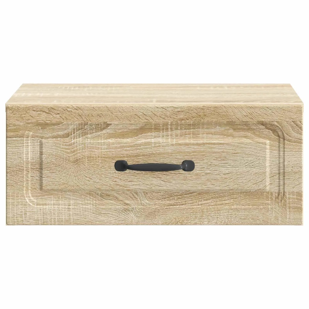 Mobiletto da notte a muro 2 pcs Rovere Sonoma 49 x 34,5 x 20 cm 899300