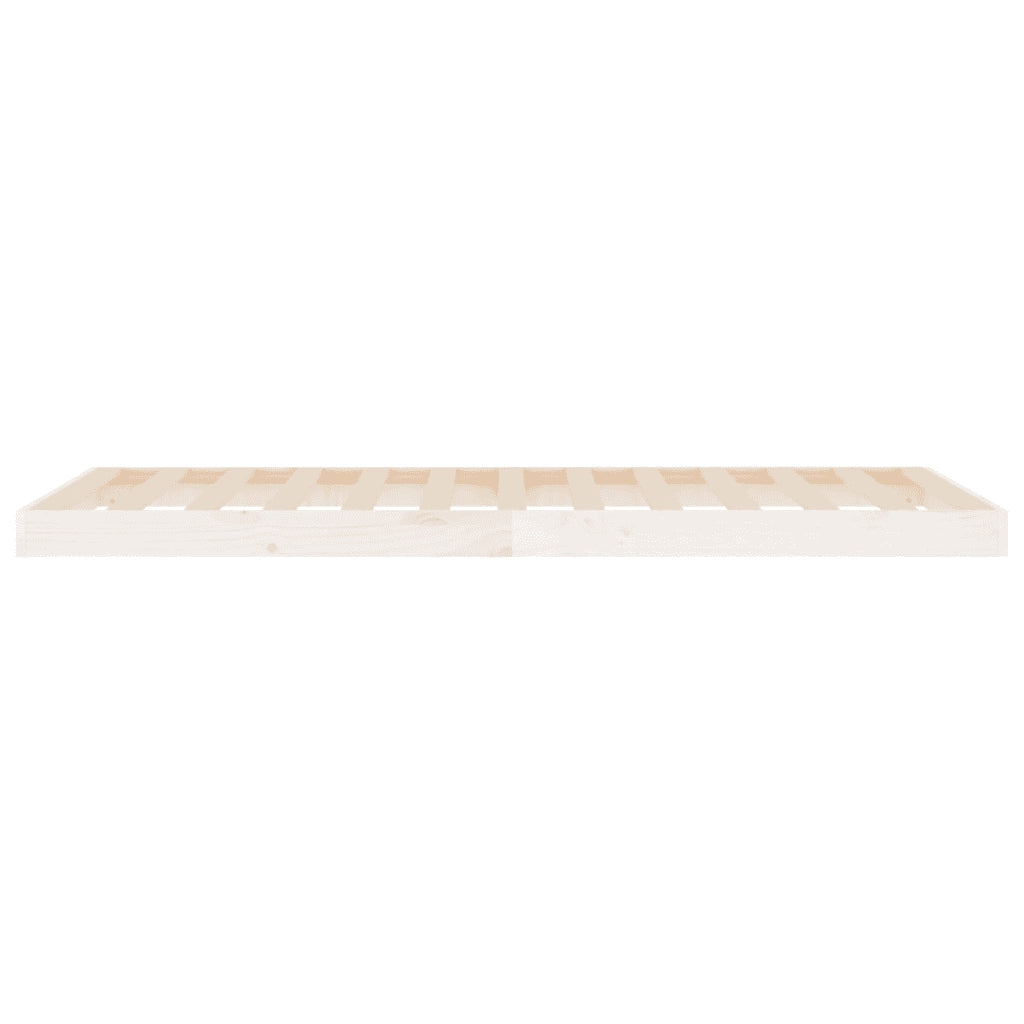 Giroletto Bianco 90x190 cm in Legno Massello di Pino 3FT Single cod mxl 34117