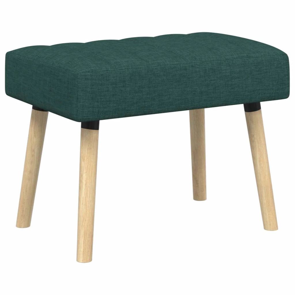 Panchina trapuntata a canale Verde Scuro 60 x 40 x 45 cm 42038464