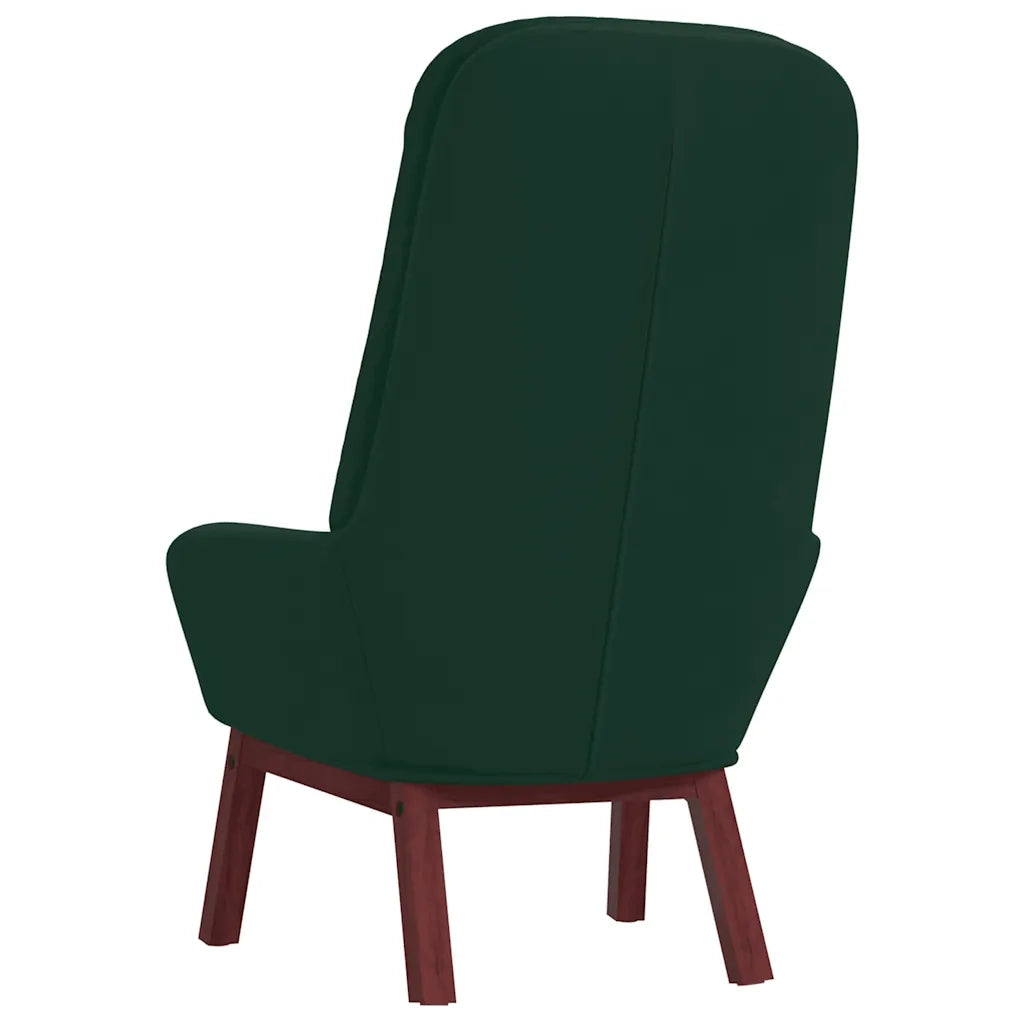 Poltrona Relax Verde Scuro in Velluto 341220