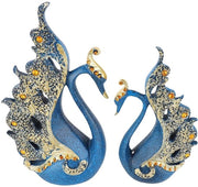 Decorazione per la Sala da Pranzo - Statuetta Decorativa - Ornamento in Resina - Set di 2 - Blu - Decorazione per la Camera da Pranzo