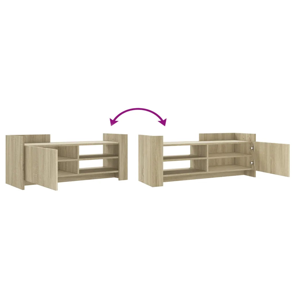 Mobile per TV Rovere Sonoma 100x35x40 cm Legno Multistrato 848376