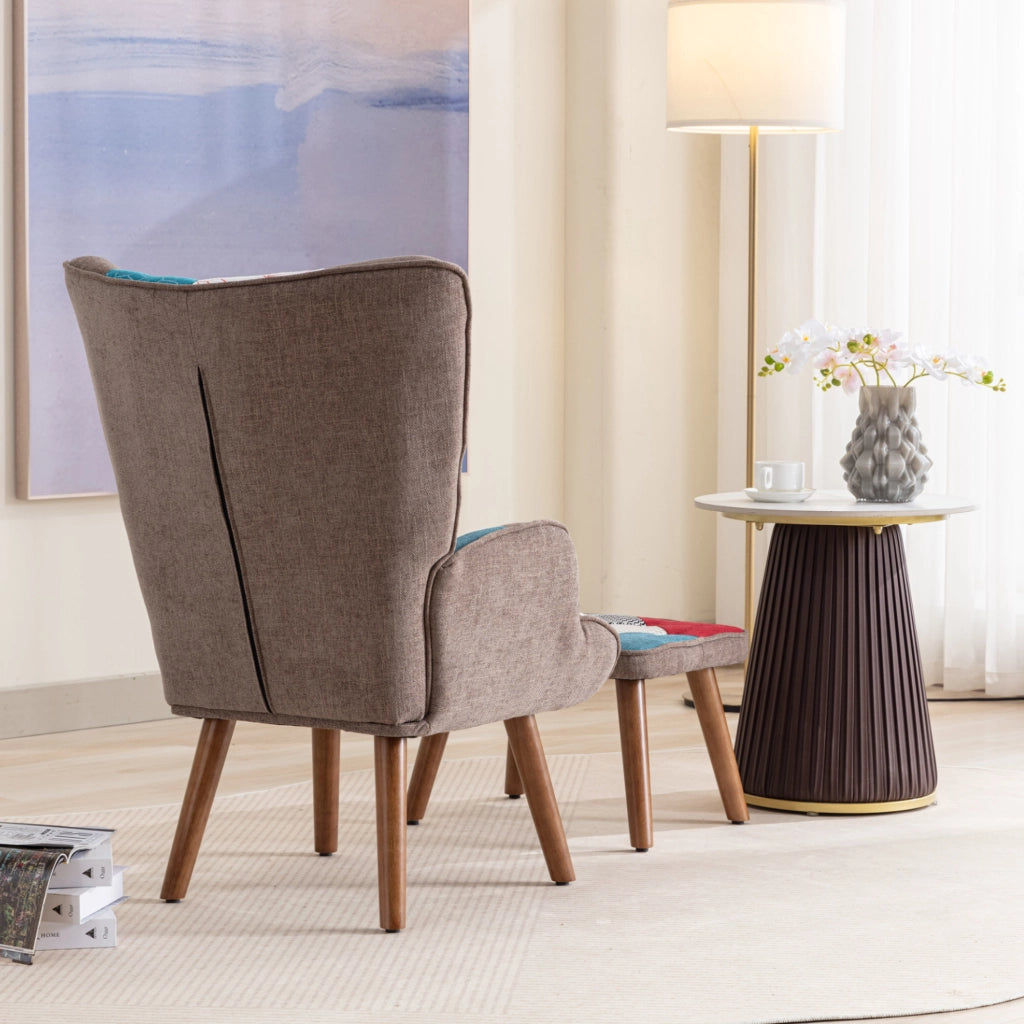 Poltrona Relax con Poggiapiedi, Schienale e Cuscino ¨C MINIMAL ¨C Soggiorno