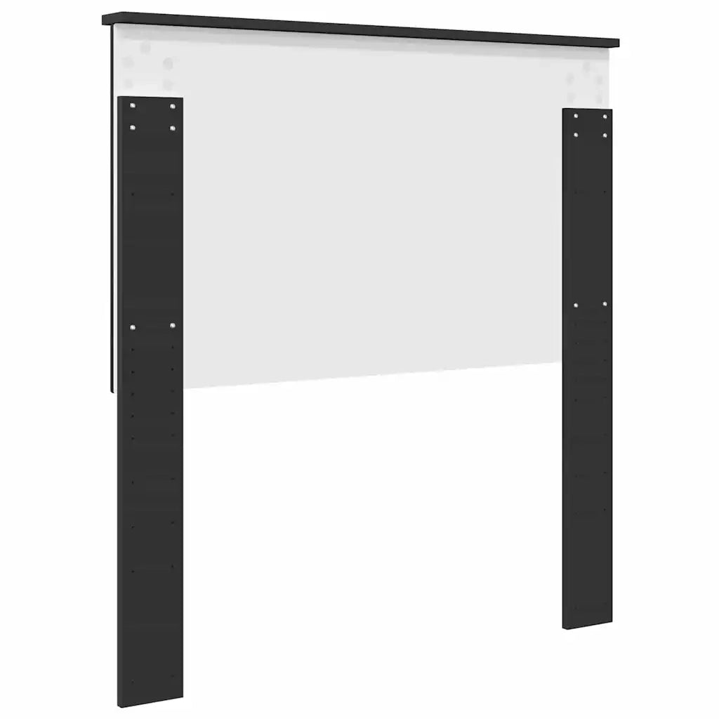 Testiera-Testata-Testiera Decorativa Rovere Nero 90 cm Legno multistrato 148117