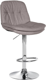 Barhocker Laurel Stoff chrom