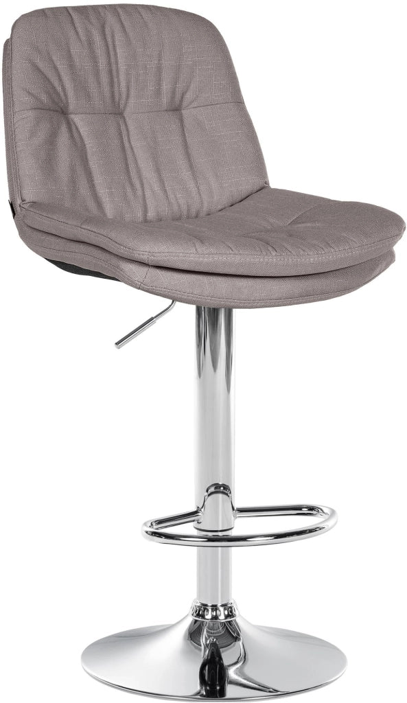 Barhocker Laurel Stoff chrom