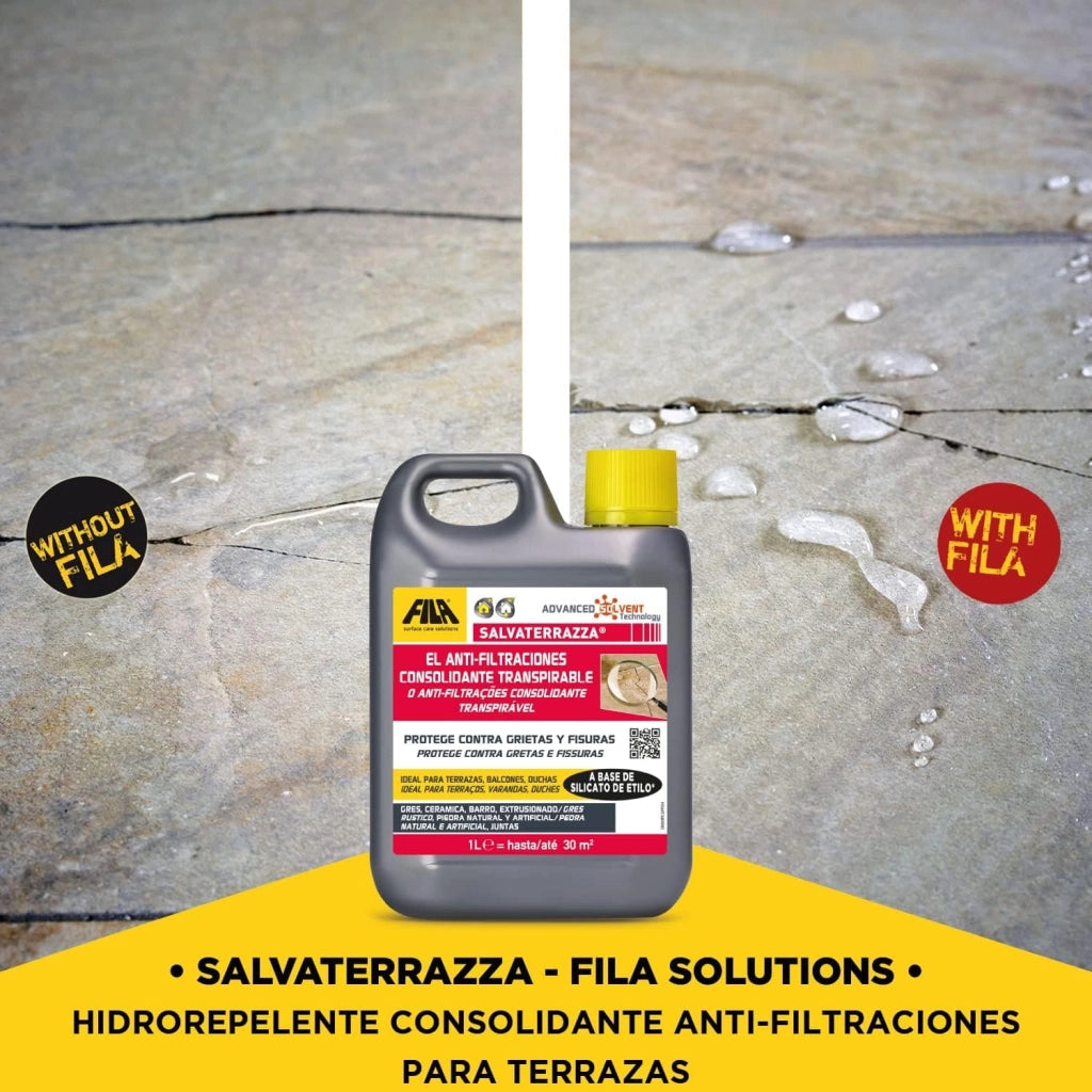 Fila Salvaterrazza Lt.1 Protettivo Consolidante Anti Infiltrazione Base Solvente