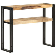 Tavolo Consolle 90x30x75 cm in Legno di Mango Grezzo cod mxl 54918