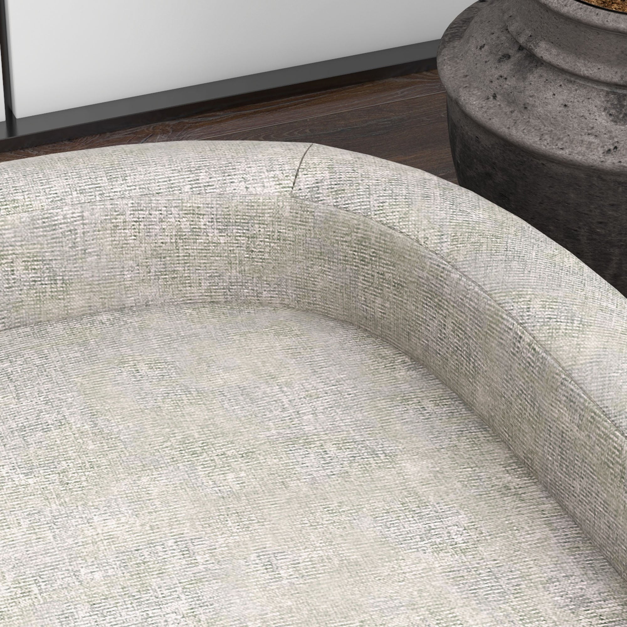 Cuccia per Cani di Taglia Grande Divano con Cuscino Sfoderabile 98x67x25 cm Grigio