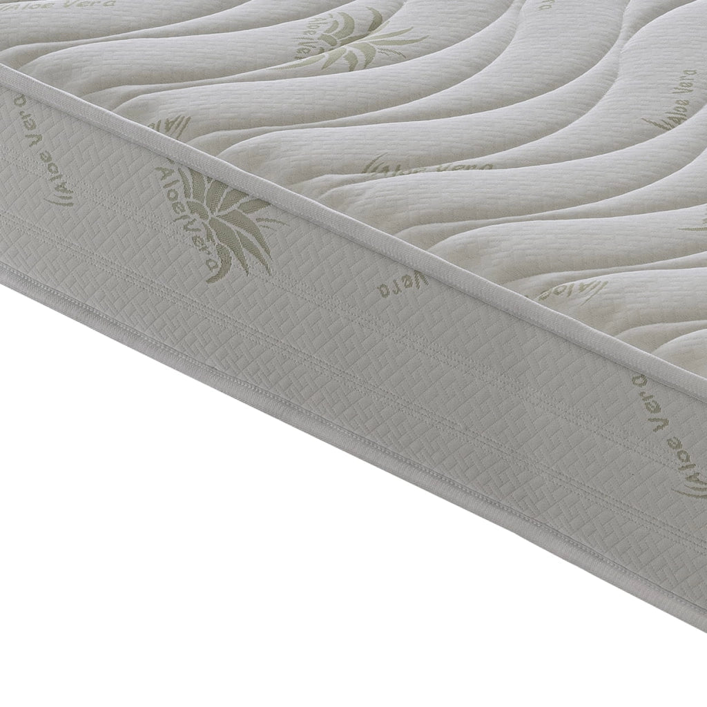 Materasso Matrimoniale 200x200 Alto 25 cm - Aloe Vera – Ortopedico – Alta densità – Onda Massaggiante - Massimo Comfort
