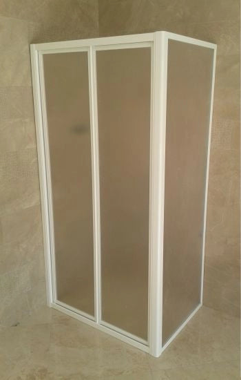 Box doccia acrilico - 2 lati, Fisso piu' Libro - Misura: 85 x 75 x h185