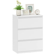 Cassettiera moderna 3 cassetti ¨C Xylo ¨C bianco per camera da letto