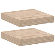 2 pz Mensole | Ripiano | Scaffale Pensili 23x23,5x4 cm in Truciolato