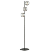 Piantana Minimal Durga Acciaio Nero Grigio 3 Luci E14 Ip20