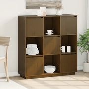 Credenza Miele 110,5x35x117 cm in Legno Massello di Pino cod mxl 23050