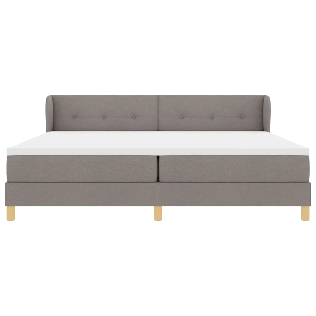 Letto a molle con materasso Talpa 200 x 200 cm Tessuto 3340238