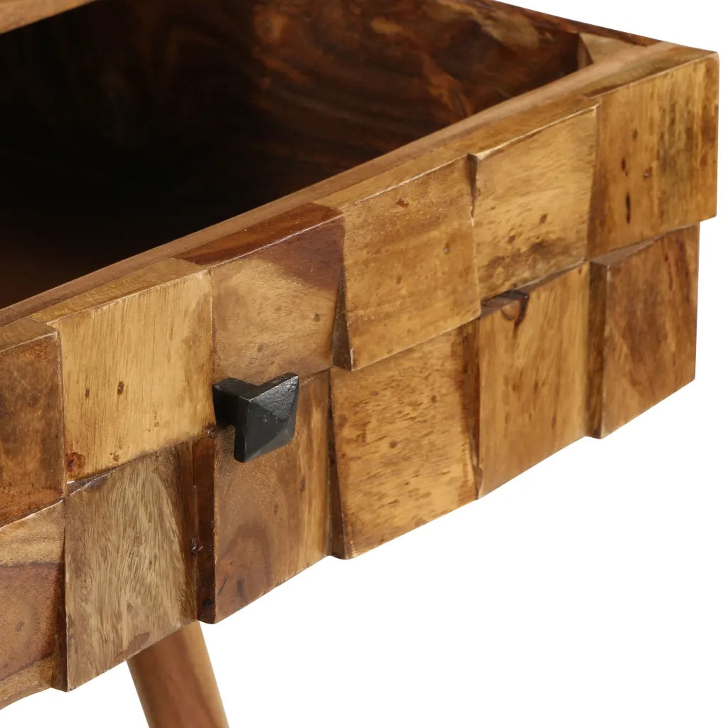 Tavolino da CaffÃ¨ Legno Massello con Finitura Miele 110x50x37cm cod mxl 25400