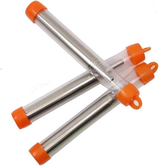 Pacco da 3 Opvougbili Tubi di Scarico in Acciaio Inox per Camino, Griglia e Fuoco di Campo - Blower per Aria in Vento - Ideale per Viaggi