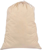 Waszakken extra grandi, 71 x 91 cm (28 x 36 pollici) 75 L - 100% cotone, molto sostenibile, corda con chiusura a cavo, lavabile in macchina e riutilizzabile