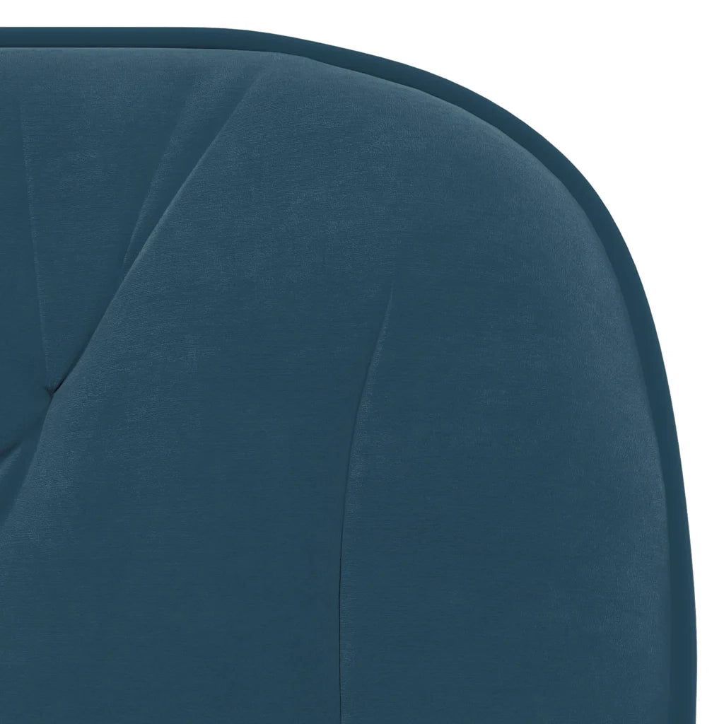 Sedie da Pranzo Girevoli 2 pz Blu in Velluto 3103376