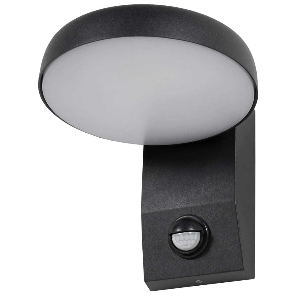 Lampada LED da Parete per Esterni Nera in Alluminio Design Moderno per Giardino e Patio