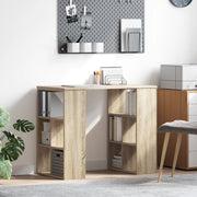 Scrivania ad angolo rovere Sonoma MDF Medio