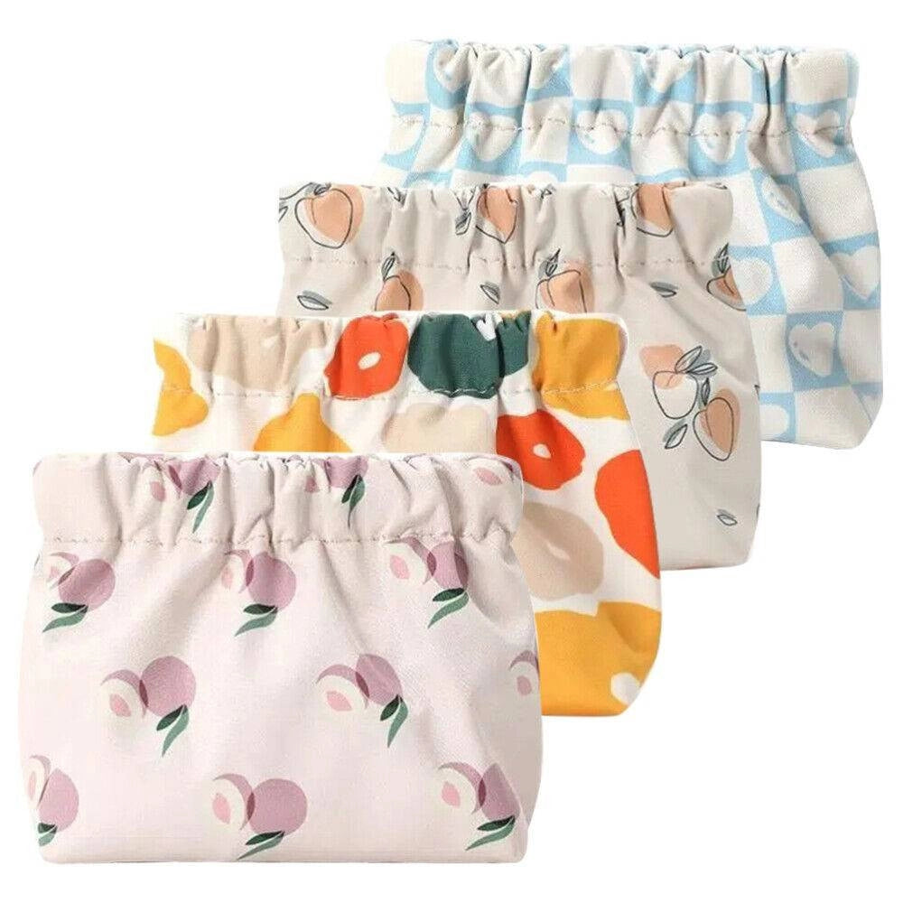 Trade Shop - Borsa Per Trucco Cosmetici Tascabile Donne Toilette Decorata Viaggio Campeggio -