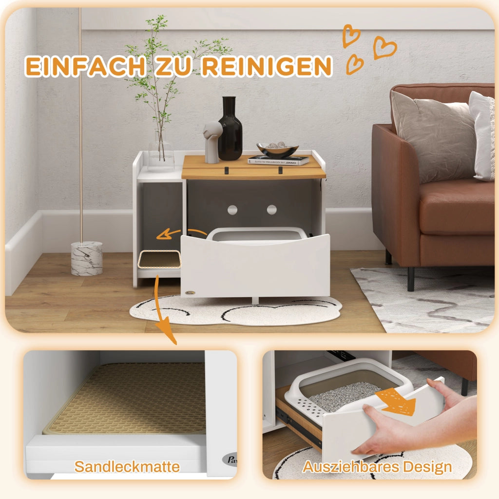 Armadio per gatti estraibile ¨C zephmum ¨C 78x50x51cm