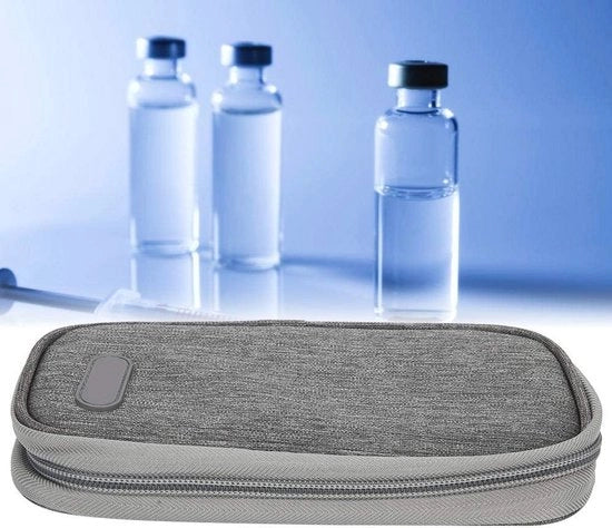 Borsa Insulina Portatile per Medicinali - Termosistema con Molteplici Cassetti di Stoccaggio