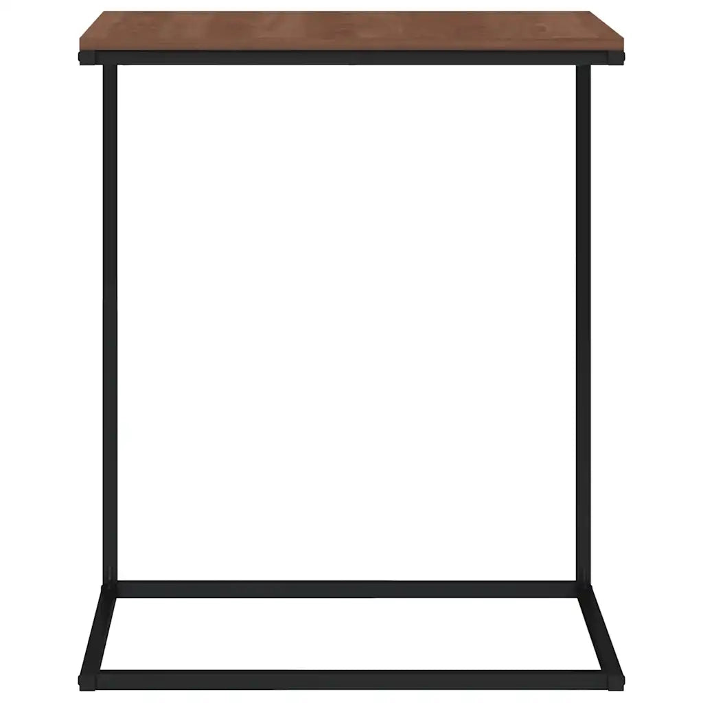Tavolino da Salotto Nero 55x35x66 cm in Legno Multistrato cod mxl 62766