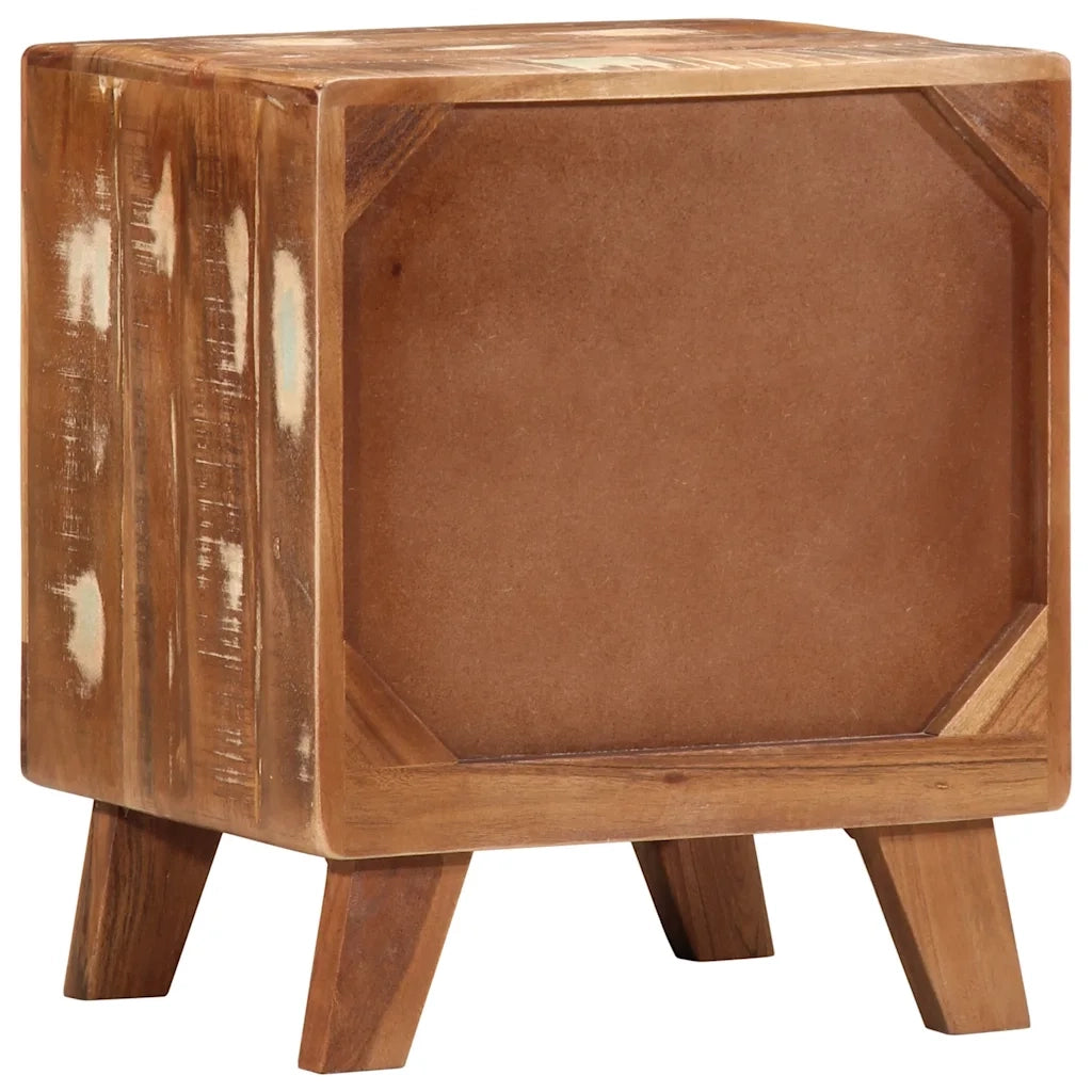 Comodino 40x32x46 cm in Legno Massello di Recupero 4104513