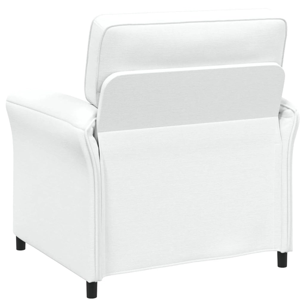 Set di divani 2 pz Bianco Tessuto 3424854