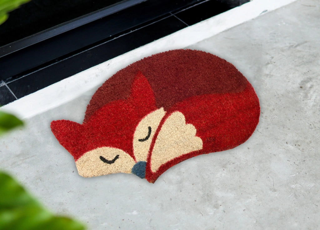 Zerbino Entrata Ingresso Esterno Antiscivolo Cocco Animal Fox