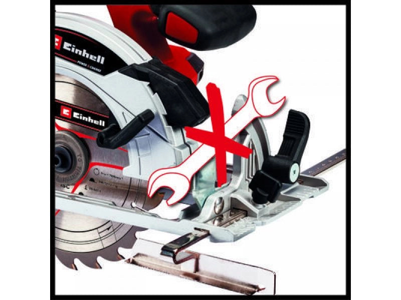 Sega circolare manuale a batteria Einhell TE-CS 18/165-1 Li-Solo 18V PXC